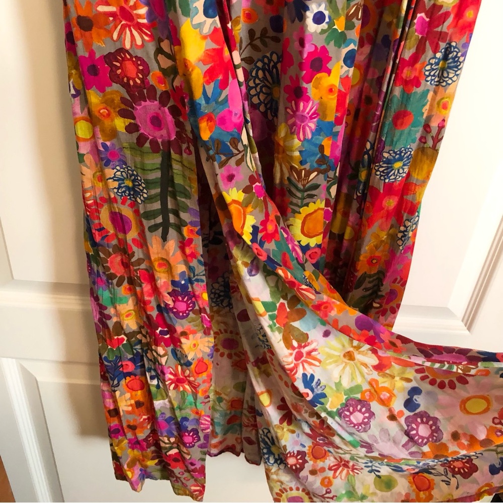 Natural Life Tricia Maxi Dress Floral Colorful Boho - Picture 6 of 7